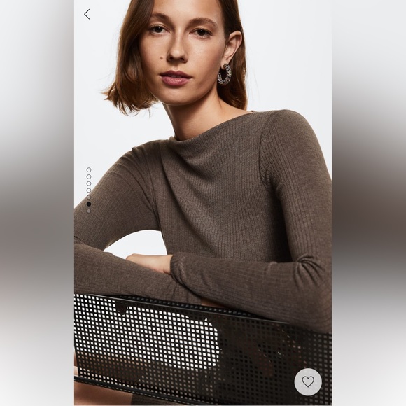 Mango Ribbed Short Dress - Picture 7 of 9